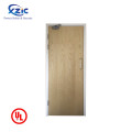 Class room timber fireproof door 1.5 hour polyurethane paint school wooden doors